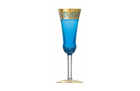 Фужер для шампанского Saint-Louis Цветок чертополоха 90 мл, голубой