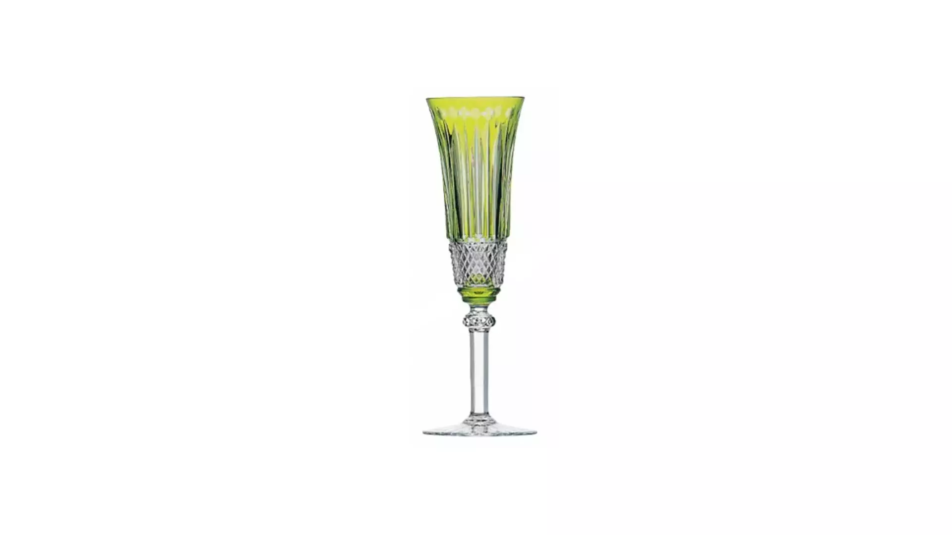 Фужер для шампанского Saint-Louis Томми 110 мл, светло-зелёный