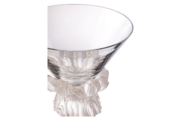 Чаша Cristal de Paris Тюльпаны 12 см, сатин