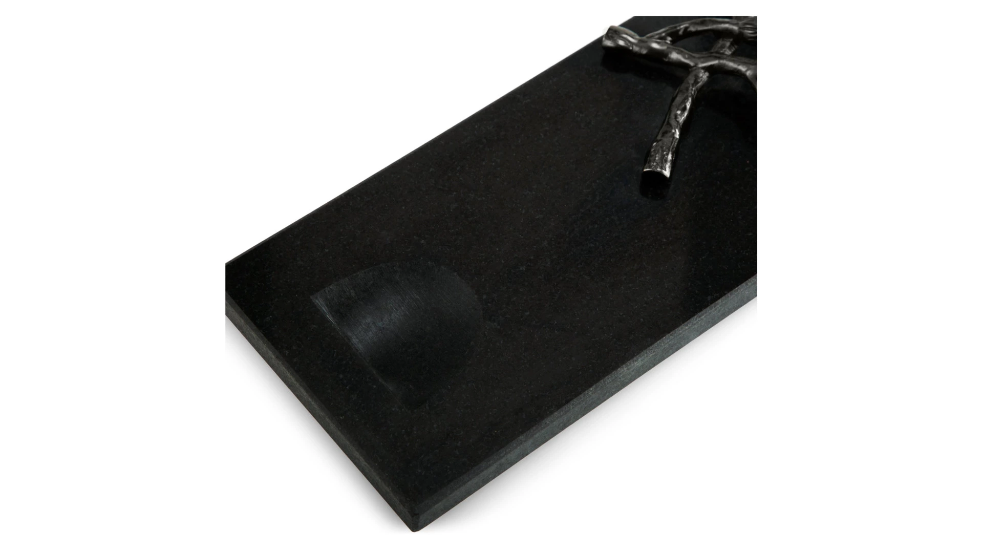 Подставка для бутылки Michael Aram Черная орхидея 28 см, никель, гранит