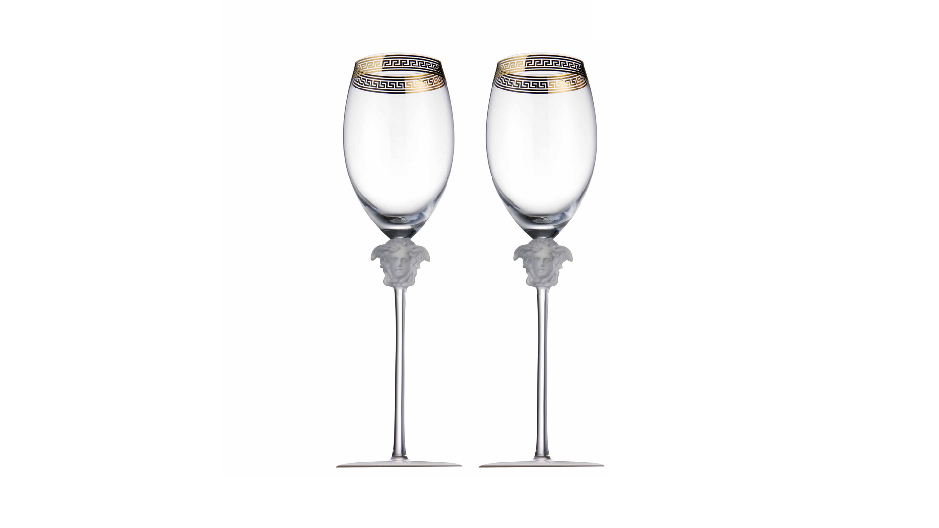 Набор бокалов для красного вина Rosenthal Versace Золотая Медуза 480 мл, стекло, 2 шт