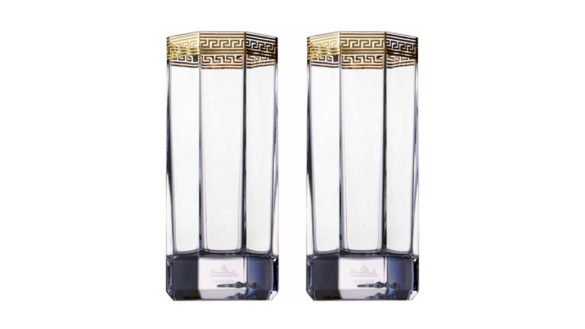 Набор стаканов Rosenthal Versace  Золотая Медуза 250 мл, стекло, 2 шт