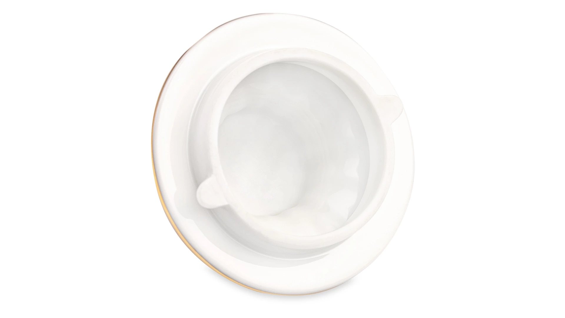 Крышка для чайника Meissen Форма - Икс, россыпь цветов, кобальт