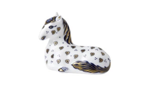 Пресс-папье Royal Crown Derby Символ года, лошадь лежащая 9,7см (эксклюзив для Дома Фарфора)