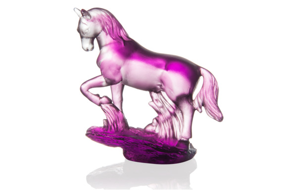 Фигурка Cristal de Paris Лошадка 5,5см, фиолет