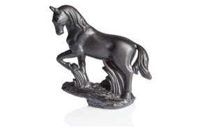 Фигурка Cristal de Paris Лошадка 5,5 см, хрустальное тесто, черная