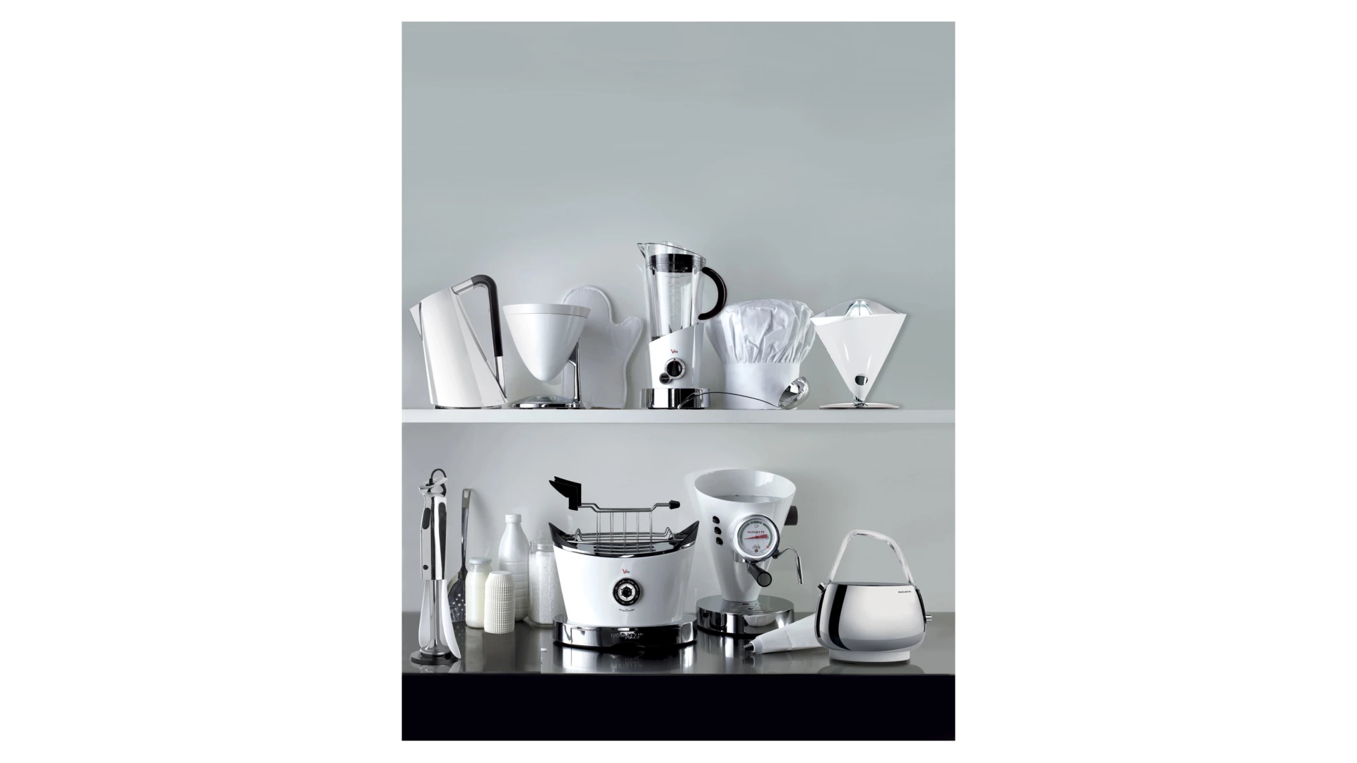 Блендер стационарный Bugatti E-Vela 1,5 л, 500 вт, сталь нержавеющая, белый, п/к