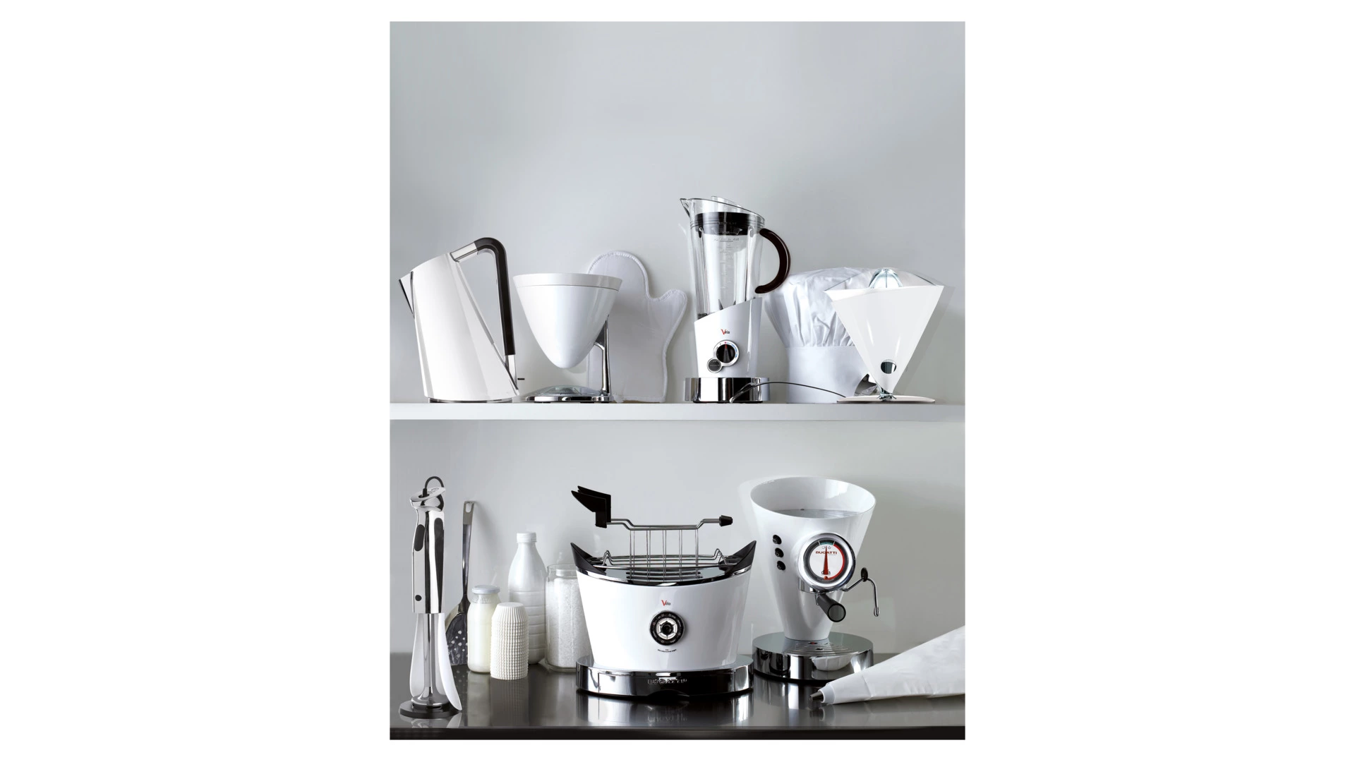 Блендер стационарный Bugatti E-Vela 1,5 л, 500 вт, сталь нержавеющая, белый, п/к