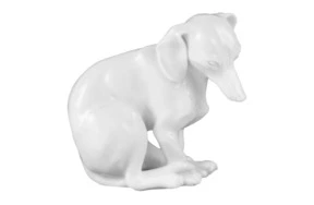Фигурка Meissen 9,5 см Щенок таксы, Пауль Вальтер, 1933г