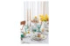 Тарелка закусочная с бортом Rosenthal Дикие цветы 23 см, фарфор костяной