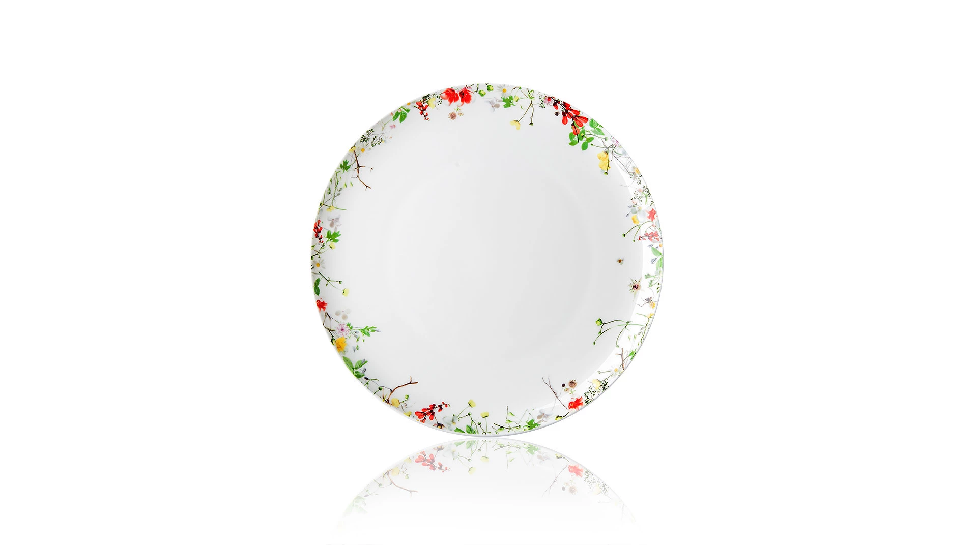 Тарелка обеденная Rosenthal Дикие цветы 27 см, фарфор костяной