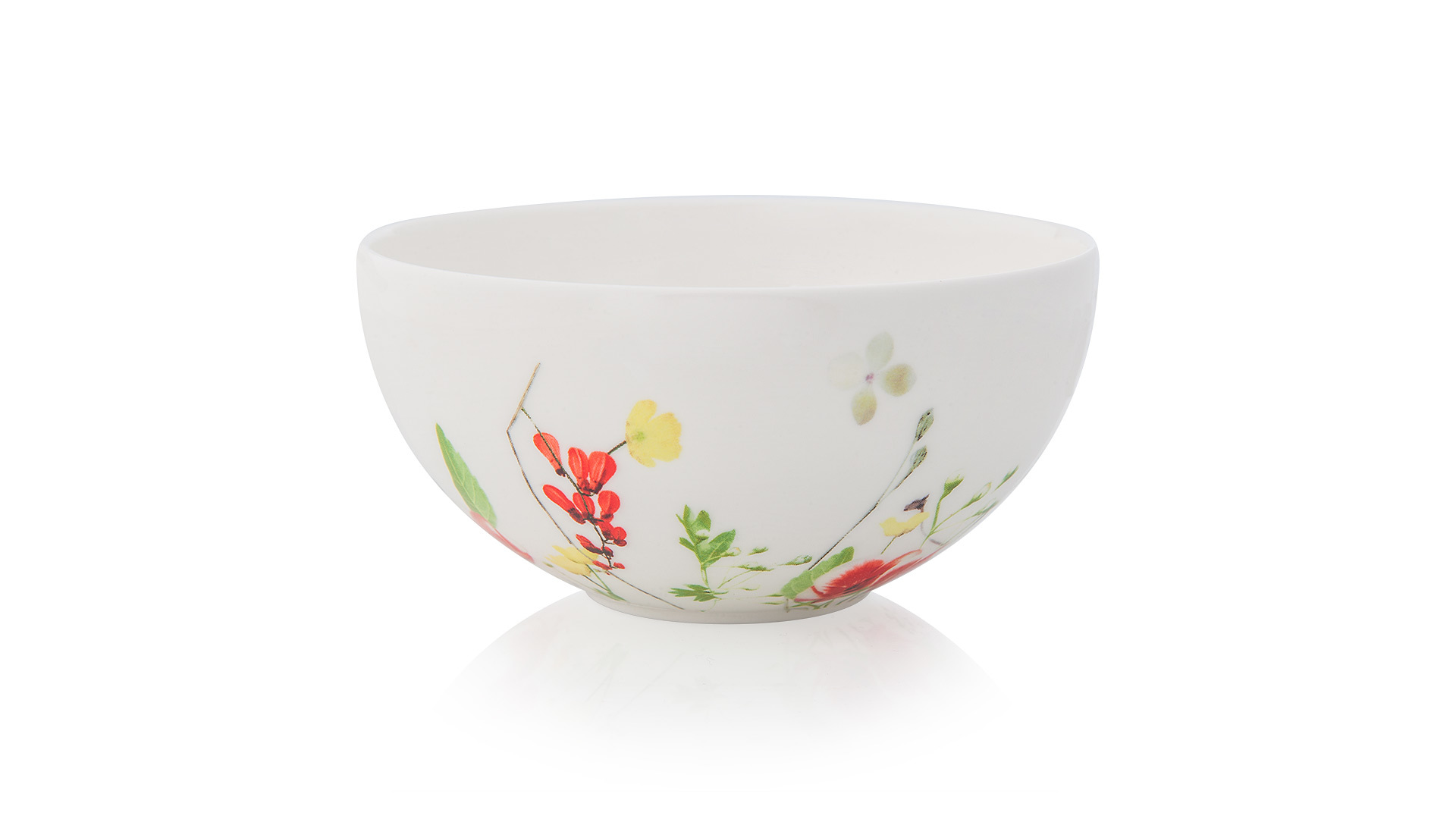 Салатник порционный Rosenthal Дикие цветы 10 см, фарфор костяной