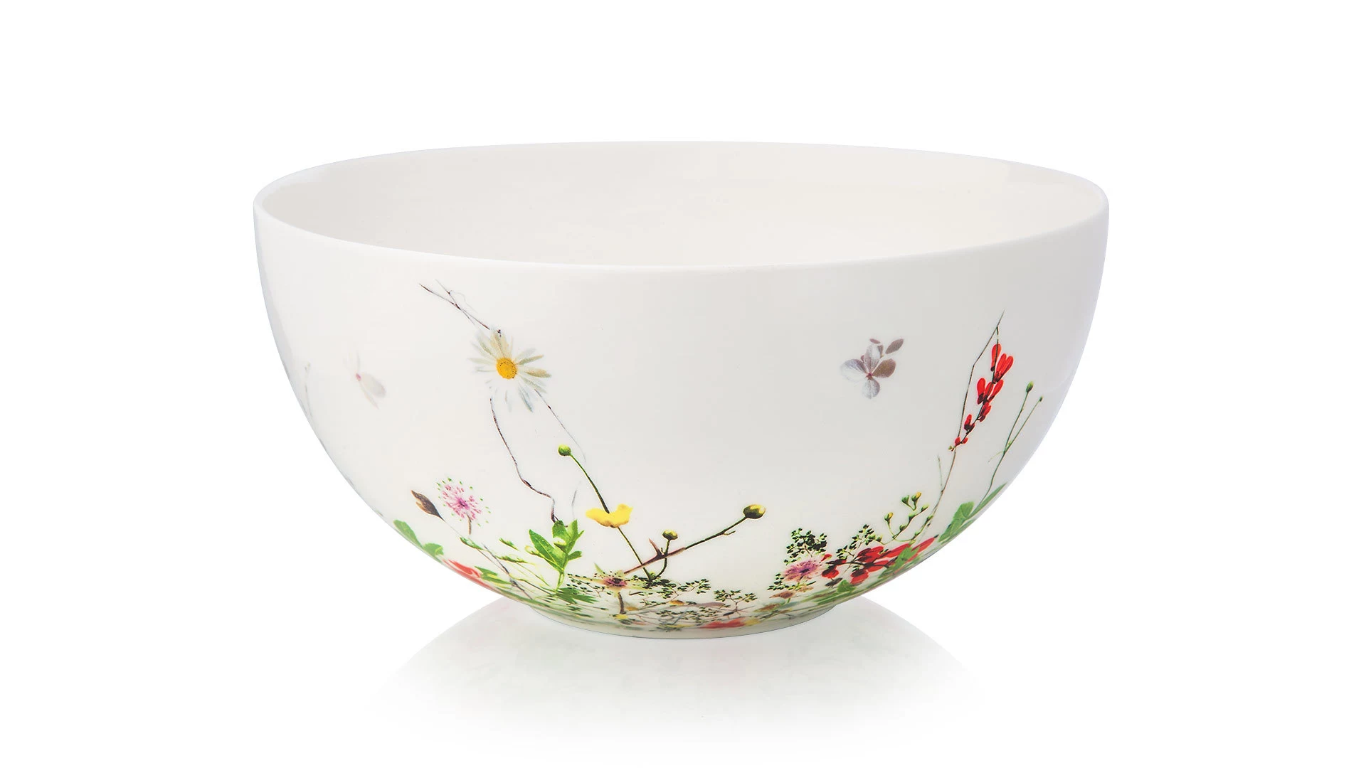 Салатник Rosenthal Дикие цветы 22 см, фарфор костяной