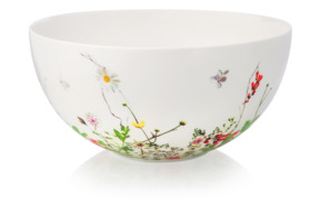 Салатник Rosenthal Дикие цветы 22 см, фарфор костяной