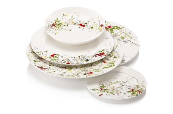 Салатник Rosenthal Дикие цветы 22 см, фарфор костяной