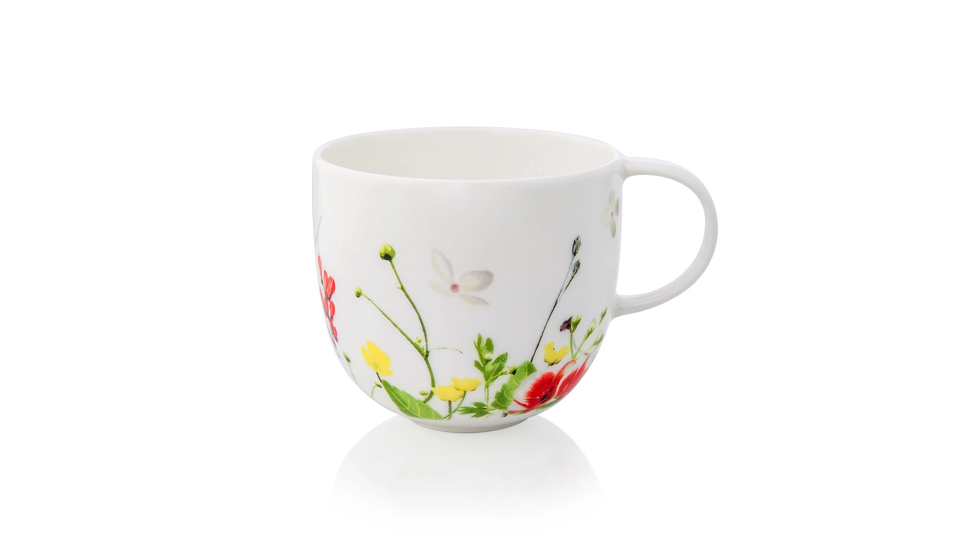 Чашка кофейная Rosenthal Дикие цветы 200 мл, фарфор костяной