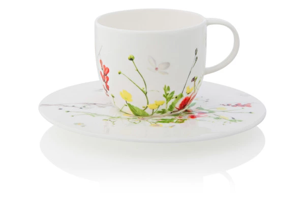 Чашка кофейная Rosenthal Дикие цветы 200 мл, фарфор костяной