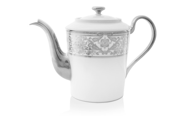 Чайник/кофейник Haviland Матиньон 1,15 л, белый, платиновый декор