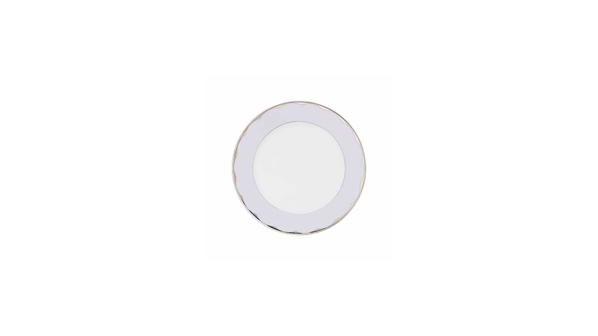 Тарелка закусочная Haviland Иллюзион лаванда, дизайнер Барбара Бэрри 19 см