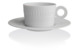 Чашка чайная с блюдцем Haviland Сублим, бриллиант 200 мл, глянцевый