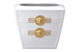 Ваза Rosenthal Versace Символ Версаче 18 см, фарфор, белая, золотая Медуза