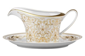 Соусник с подставкой Rosenthal Versace Медуза Гала 550мл, фарфор