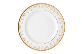 Тарелка обеденная Rosenthal Versace Медуза Гала 27см, фарфор, золотая