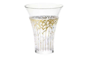 Ваза Lalique Ibis, хрусталь, золотой