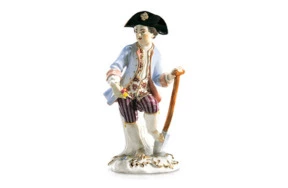 Фигурка Meissen 16 см Мальчик с лопатой, И-ИКэндлер,1740г, пара к 60303