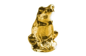 Фигурка Lalique Лягушка, хрусталь, золотой
