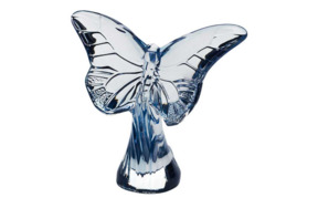 Фигурка Lalique Бабочка Rosee, хрусталь, синий