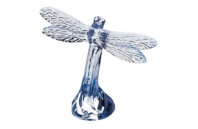 Фигурка Lalique Стрекоза, хрусталь, кобальт