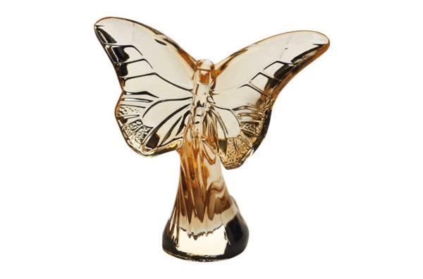 Фигурка Lalique Бабочка Rosee, хрусталь, золотой