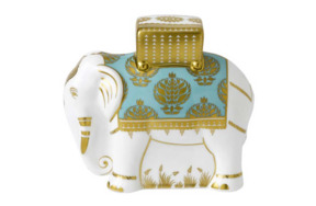 Пресс-папье Royal Crown Derby Слон 15 см, Бристоль бель