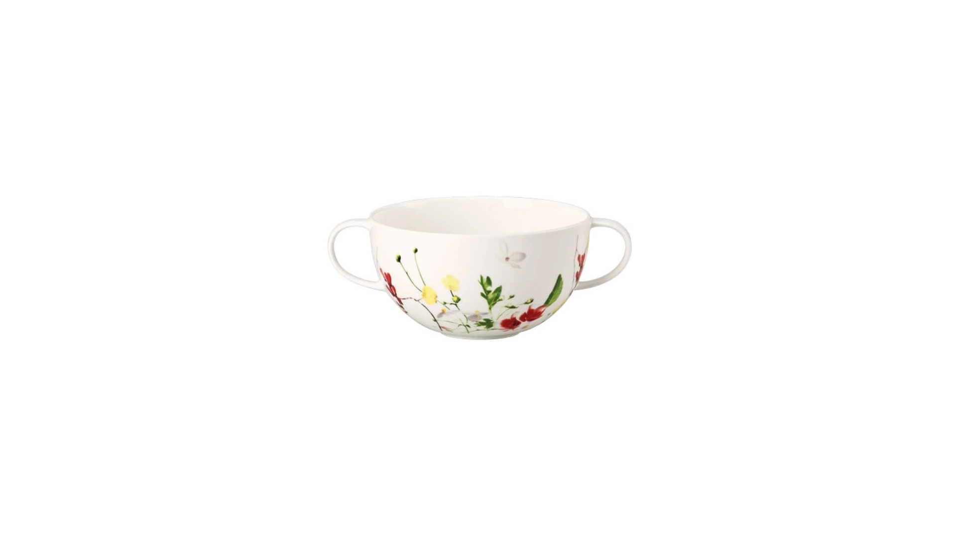 Чашка суповая Rosenthal Дикие цветы, фарфор костяной