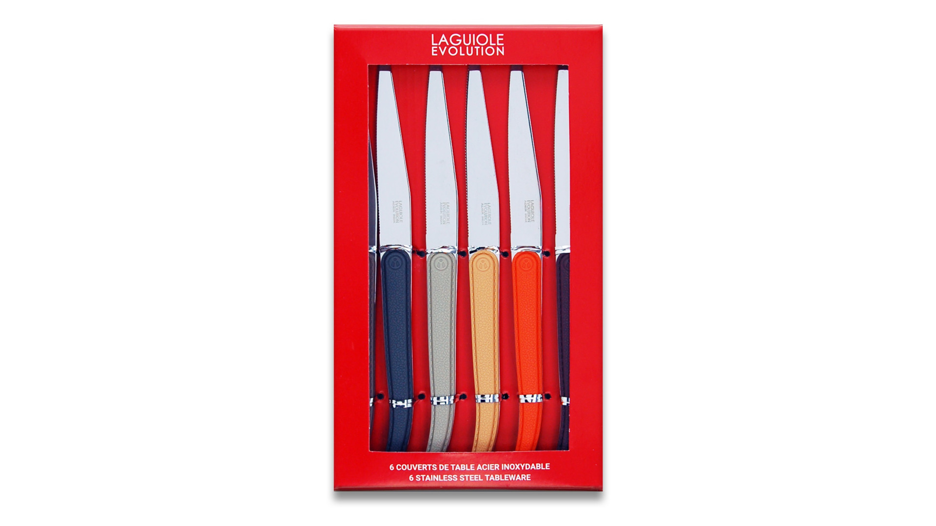 Набор ножей для стейка Tarrerias Bonjean Лайоль-эволюция, ручка - АБС пластик, 6 шт