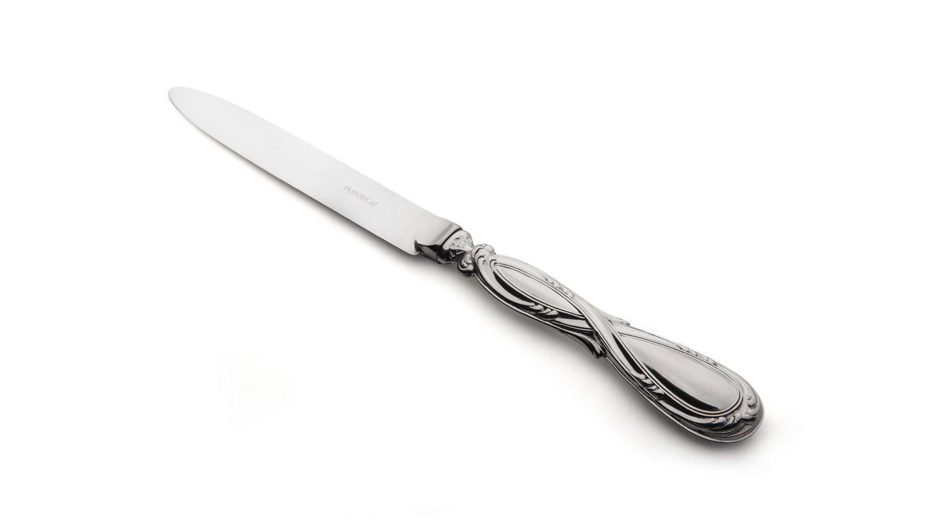 Нож десертный 20,5см Роял, серебро 925 пробы