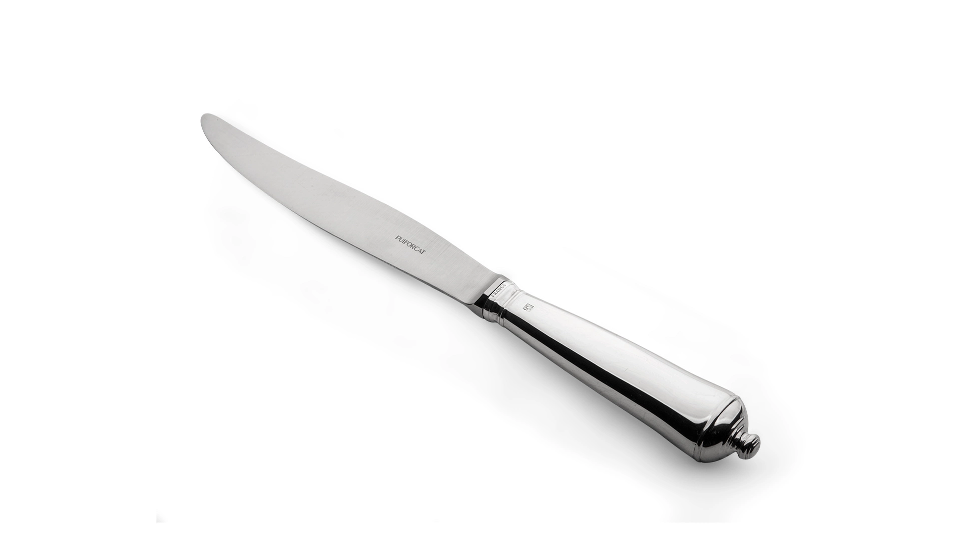 Нож столовый Puiforcat Кардинал 25 см, посеребрение