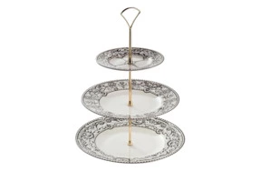 Этажерка трехъярусная Royal Crown Derby Стимпанк 35см