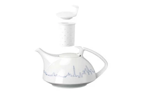 Чайник с фильтром Rosenthal ТАК  Большие города.Шанхай 1,35л, фарфор