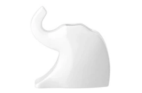 Ваза Rosenthal Фан о'Фант 7см, фарфор, белая, глазурь (Йохан ван Лун, 1994г)