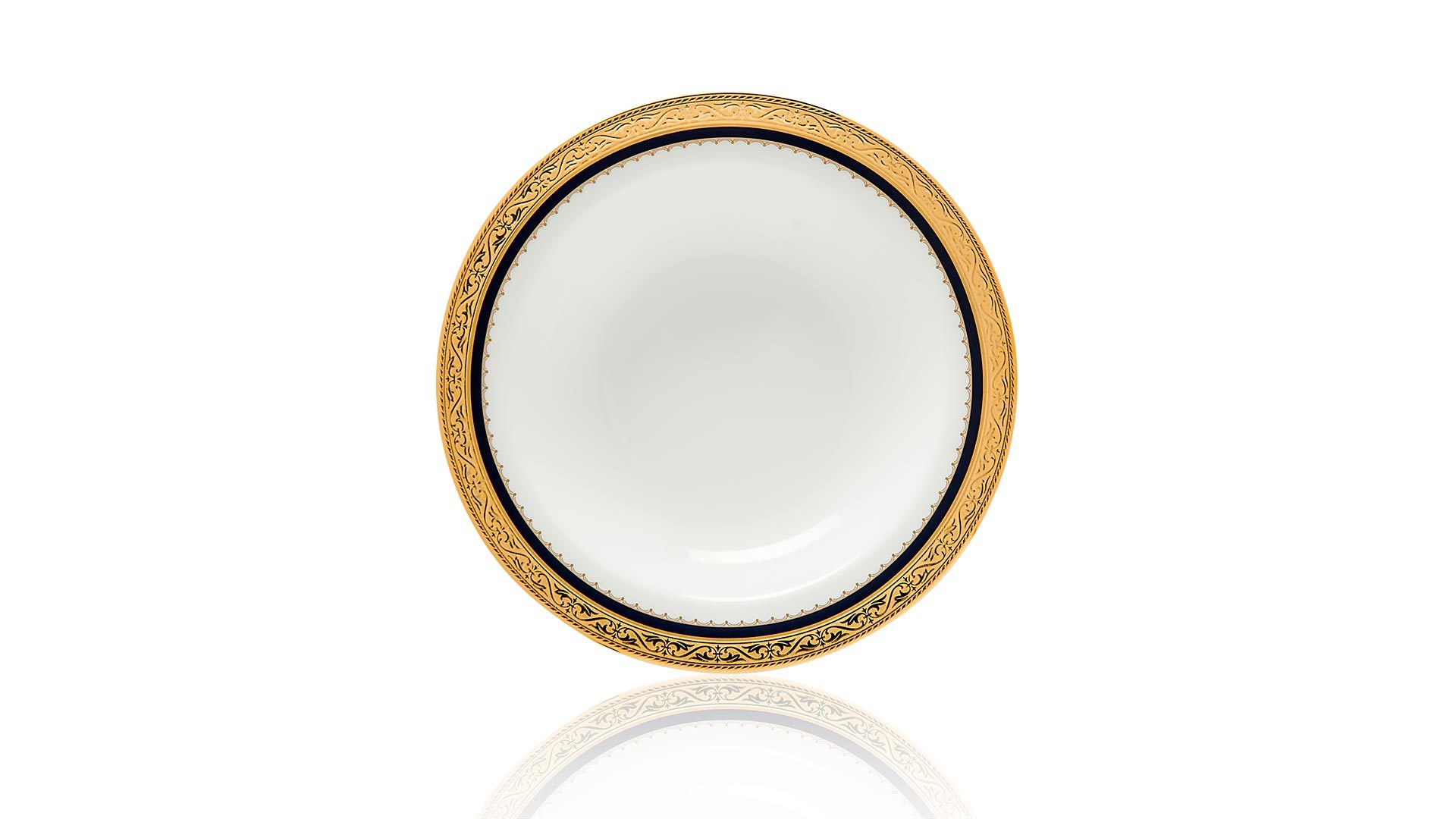 Чаша для десерта Noritake Одесса Кобальт Золотой кант 15,5 см
