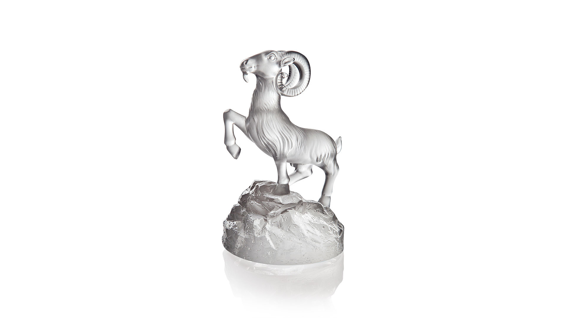 Фигурка Cristal de Paris Горный козел 17см, сатин