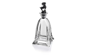 Графин Cristal de Paris для виски Горный козел 1л, черный