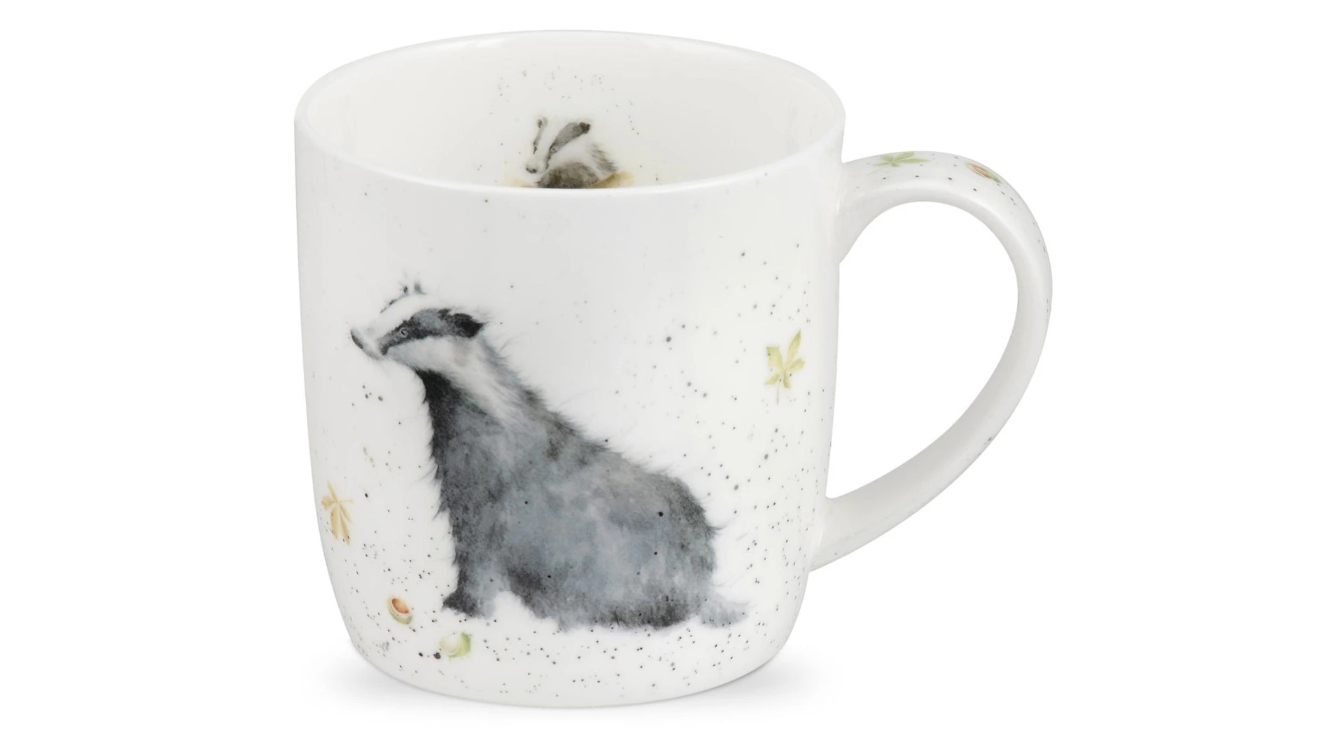 Кружка Royal Worcester Забавная фауна Сельский джентльмен, Барсук 310 мл