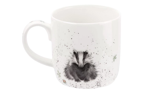 Кружка Royal Worcester Забавная фауна Сельский джентльмен, Барсук 310 мл