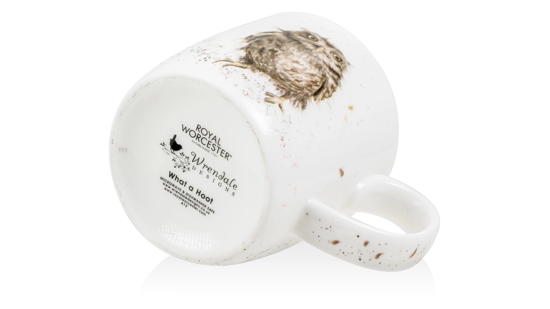 Кружка Royal Worcester Забавная фауна Сова 310 мл, фарфор костяной