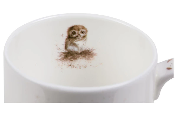 Кружка Royal Worcester Забавная фауна Сова 310 мл, фарфор костяной