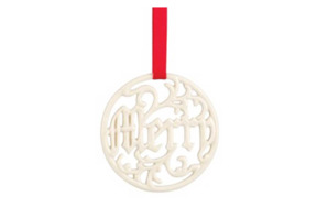 Украшение новогоднее,медальон Lenox Счастье 6 см