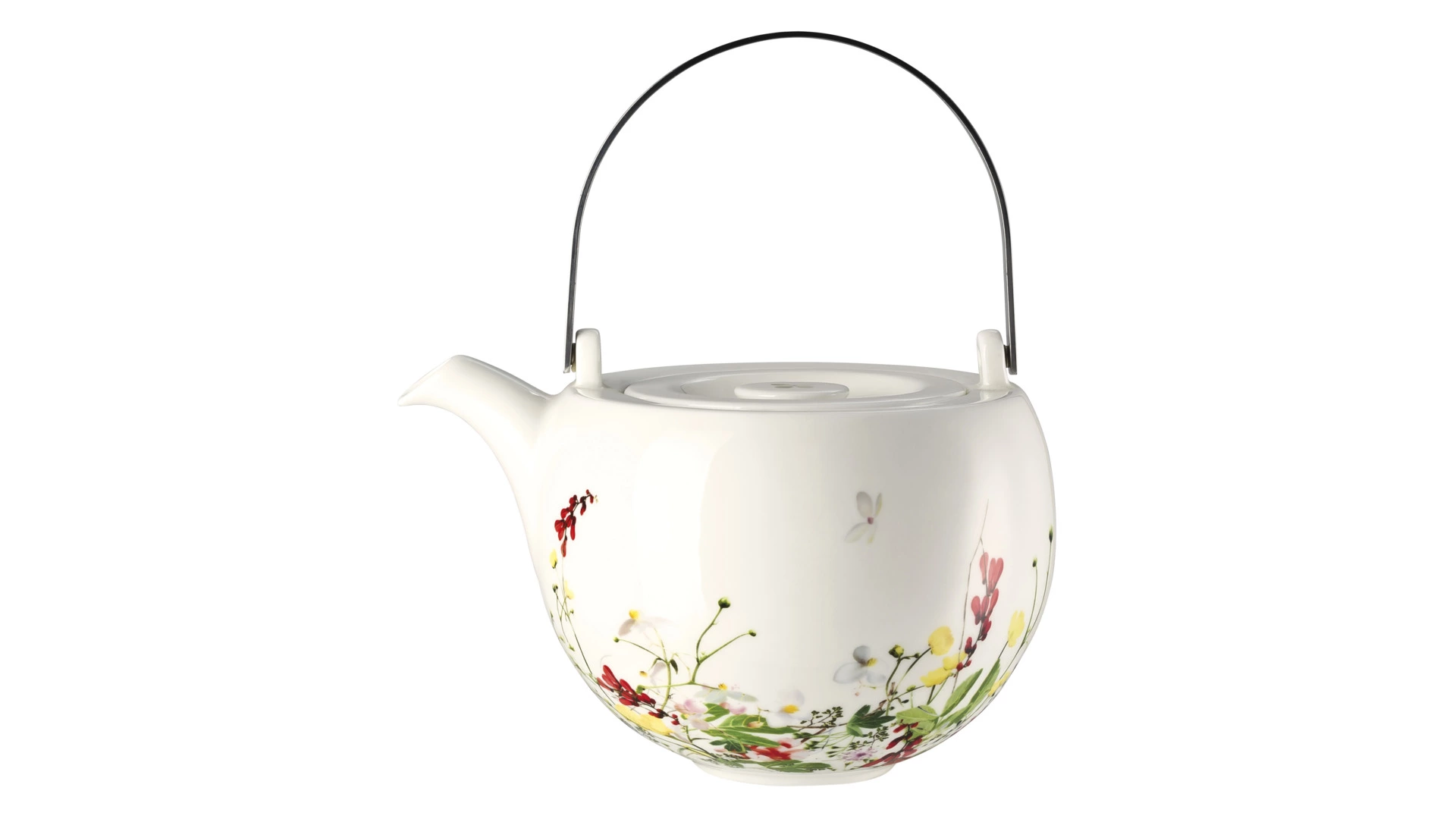 Чайник Rosenthal Дикие цветы 1,35 л, фарфор костяной